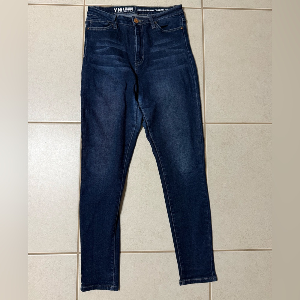 YMI Vintage Dream High Rise Deep Blue Denim Jeans
